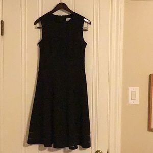 Calvin Klein classic a line black dress size 4